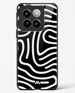 Monochrome Maze Glass Case Phone Cover (Xiaomi)
