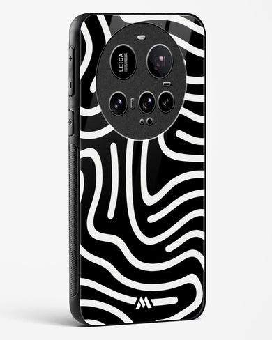 Monochrome Maze Glass Case Phone Cover (Xiaomi)