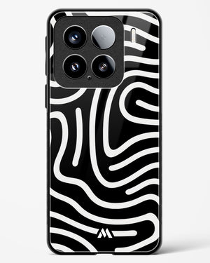 Monochrome Maze Glass Case Phone Cover (Xiaomi)