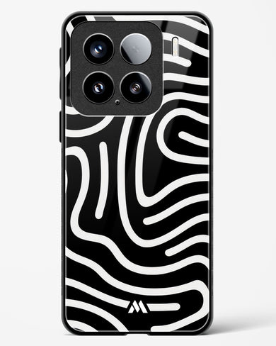 Monochrome Maze Glass Case Phone Cover (Xiaomi)