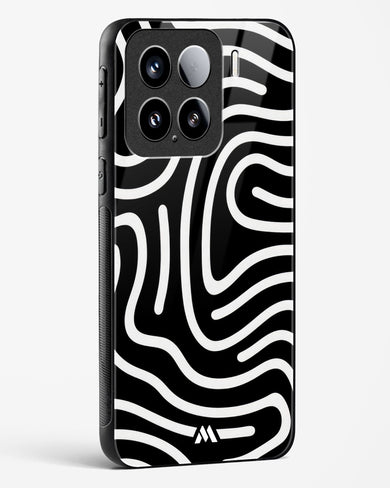 Monochrome Maze Glass Case Phone Cover (Xiaomi)