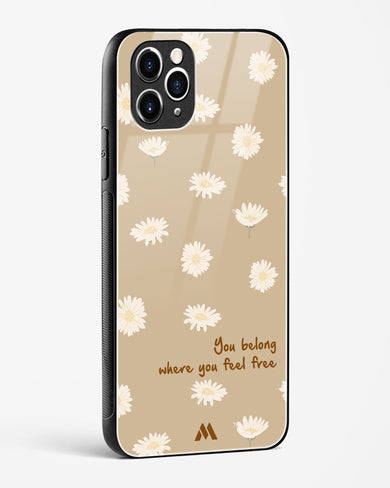 Free Spirit Blossom Glass Case Phone Cover (Apple)