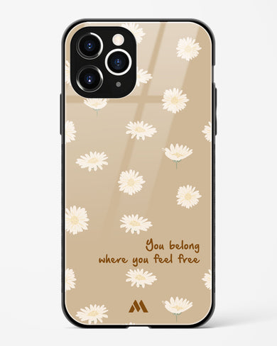 Free Spirit Blossom Glass Case Phone Cover (Apple)