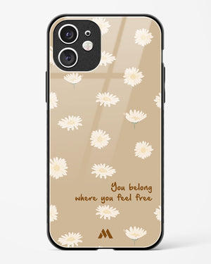 Free Spirit Blossom Glass Case Phone Cover (Apple)