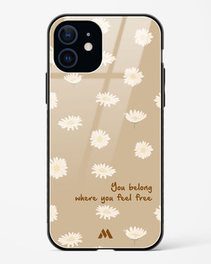 Free Spirit Blossom Glass Case Phone Cover (Apple)