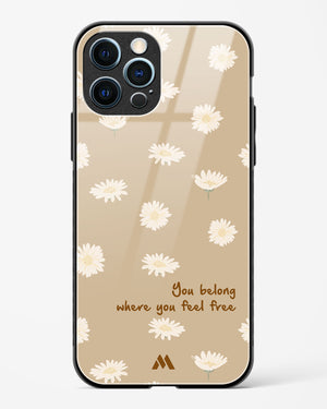 Free Spirit Blossom Glass Case Phone Cover (Apple)