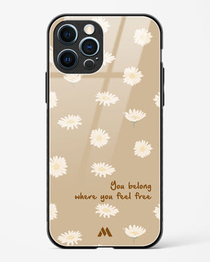 Free Spirit Blossom Glass Case Phone Cover-(Apple)