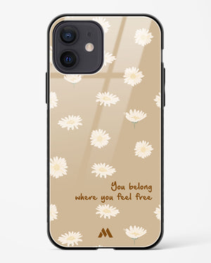 Free Spirit Blossom Glass Case Phone Cover (Apple)