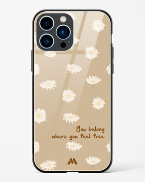 Free Spirit Blossom Glass Case Phone Cover (Apple)