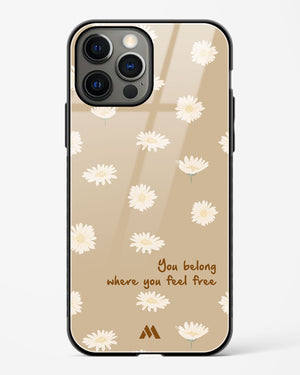 Free Spirit Blossom Glass Case Phone Cover (Apple)