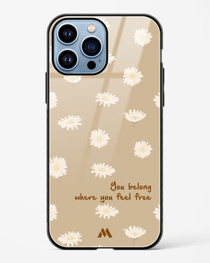 Free Spirit Blossom Glass Case Phone Cover (Apple)