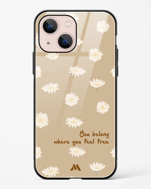 Free Spirit Blossom Glass Case Phone Cover-(Apple)