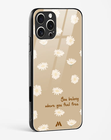 Free Spirit Blossom Glass Case Phone Cover (Apple)