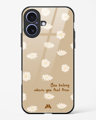 Free Spirit Blossom Glass Case Phone Cover (Apple)