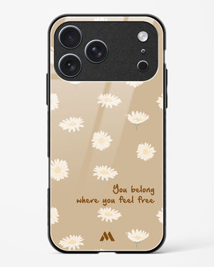 Free Spirit Blossom Glass Case Phone Cover (Apple)