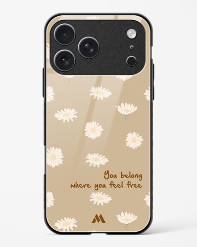Free Spirit Blossom Glass Case Phone Cover (Apple)