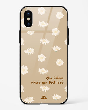 Free Spirit Blossom Glass Case Phone Cover (Apple)