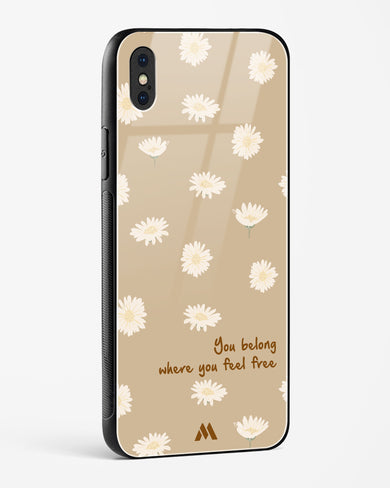 Free Spirit Blossom Glass Case Phone Cover (Apple)