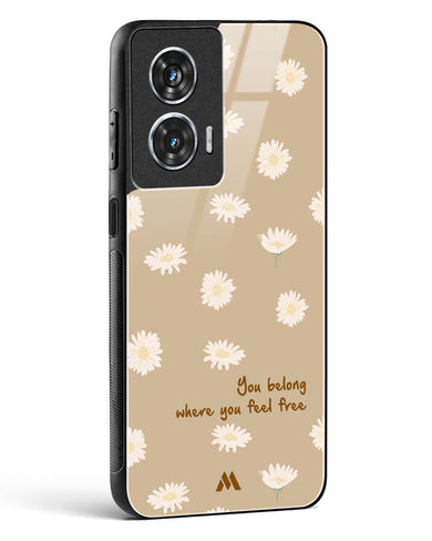 Free Spirit Blossom Glass Case Phone Cover (Motorola)