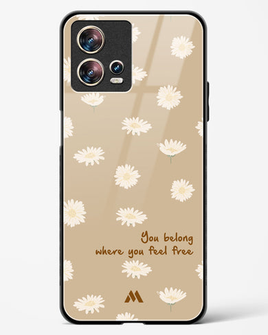 Free Spirit Blossom Glass Case Phone Cover (Motorola)