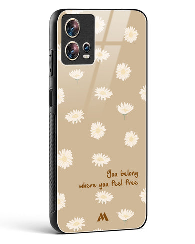 Free Spirit Blossom Glass Case Phone Cover (Motorola)