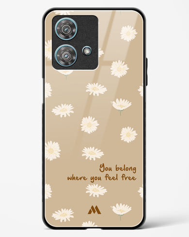 Free Spirit Blossom Glass Case Phone Cover (Motorola)