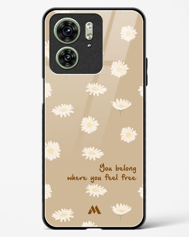 Free Spirit Blossom Glass Case Phone Cover (Motorola)