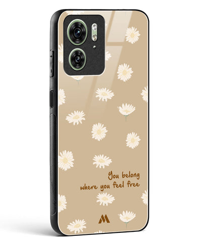 Free Spirit Blossom Glass Case Phone Cover (Motorola)