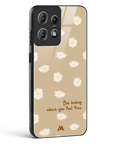 Free Spirit Blossom Glass Case Phone Cover (Motorola)