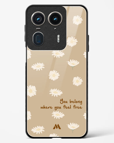 Free Spirit Blossom Glass Case Phone Cover (Motorola)