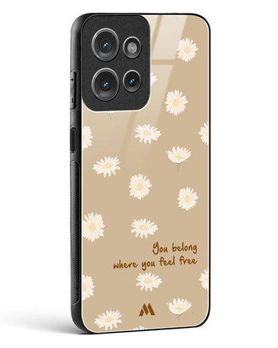 Free Spirit Blossom Glass Case Phone Cover (Motorola)