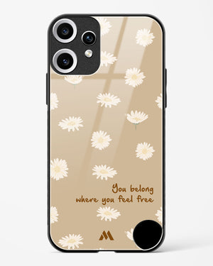 Free Spirit Blossom Glass Case Phone Cover (Nothing)