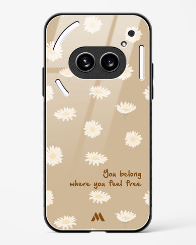 Free Spirit Blossom Glass Case Phone Cover (Nothing)