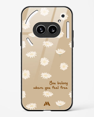 Free Spirit Blossom Glass Case Phone Cover (Nothing)