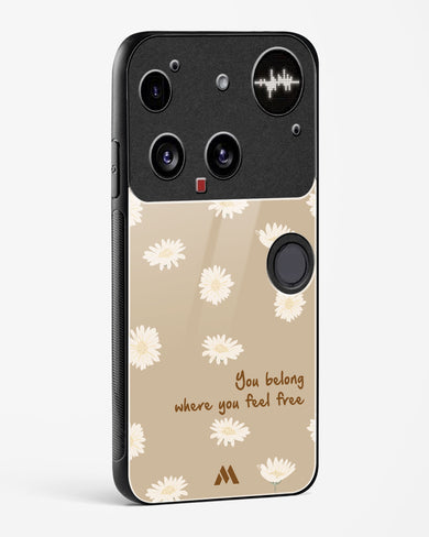 Free Spirit Blossom Glass Case Phone Cover (Nothing)