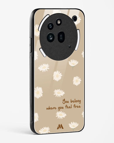 Free Spirit Blossom Glass Case Phone Cover (Nothing)