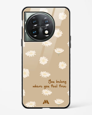 Free Spirit Blossom Glass Case Phone Cover (OnePlus)