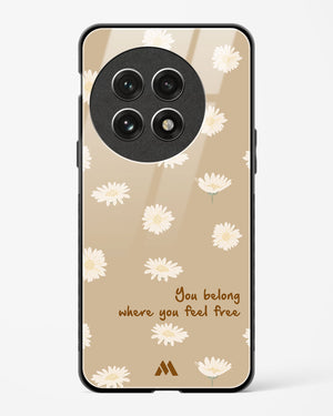 Free Spirit Blossom Glass Case Phone Cover (OnePlus)