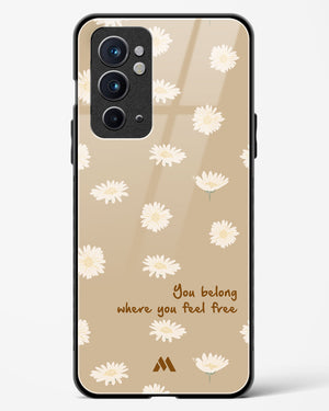 Free Spirit Blossom Glass Case Phone Cover-(OnePlus)