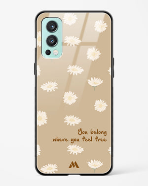 Free Spirit Blossom Glass Case Phone Cover-(OnePlus)
