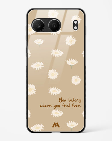 Free Spirit Blossom Glass Case Phone Cover (OnePlus)