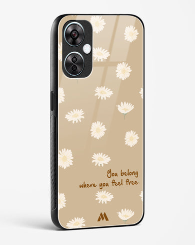 Free Spirit Blossom Glass Case Phone Cover (OnePlus)