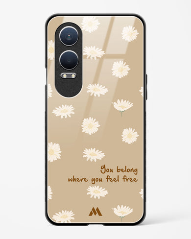 Free Spirit Blossom Glass Case Phone Cover (OnePlus)