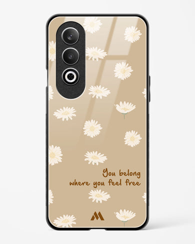 Free Spirit Blossom Glass Case Phone Cover (OnePlus)