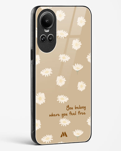 Free Spirit Blossom Glass Case Phone Cover (Oppo)