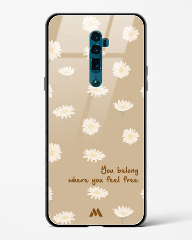 Free Spirit Blossom Glass Case Phone Cover (Oppo)