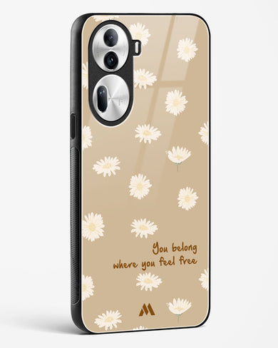 Free Spirit Blossom Glass Case Phone Cover (Oppo)