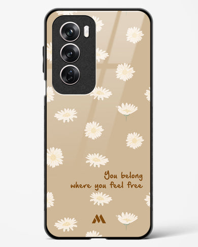 Free Spirit Blossom Glass Case Phone Cover (Oppo)