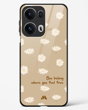Free Spirit Blossom Glass Case Phone Cover (Oppo)