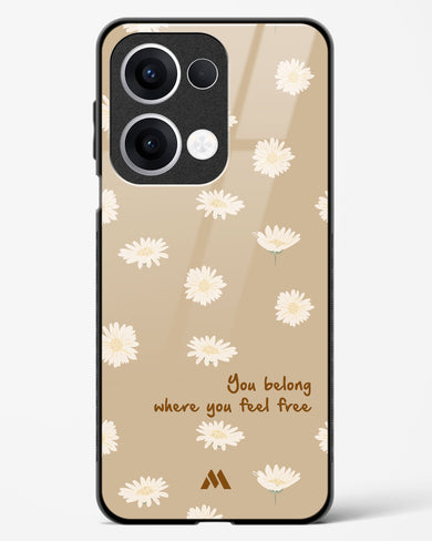 Free Spirit Blossom Glass Case Phone Cover (Oppo)